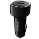 Автомобильное зарядное устройство Proove Flash 60W (2Type-C + USB) Black (CCFL60111201) - Фото 1