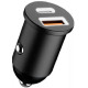 Автомобильное зарядное устройство Proove Tiny Power 30W (Type-C + USB) Black (ACTP30111201) - Фото 1