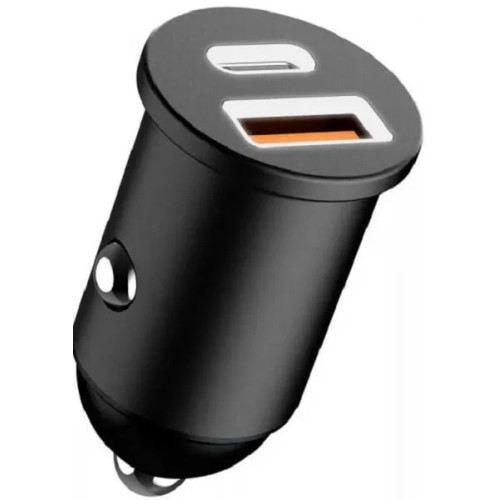 Автомобильное зарядное устройство Proove Tiny Power 30W (Type-C + USB) Black (ACTP30111201)