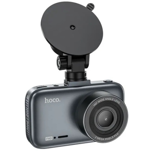 Автомобільний відеореєстратор Hoco DV5 Driving recorder with 3-inch display Iron gray