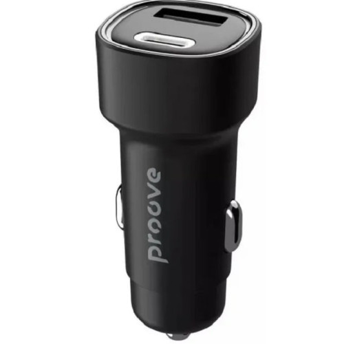 Автомобильное зарядное устройство Proove Flash 48W (Type-C + USB) Black (CCFL48111201)