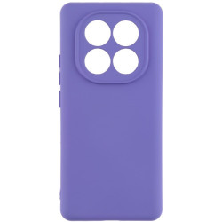Чехол Silicone Case Full Camera для Xiaomi Redmi Note 14 Pro 5G/Poco X7 Purple