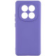 Чехол Silicone Case Full Camera для Xiaomi Redmi Note 14 Pro 5G/Poco X7 Purple - Фото 1