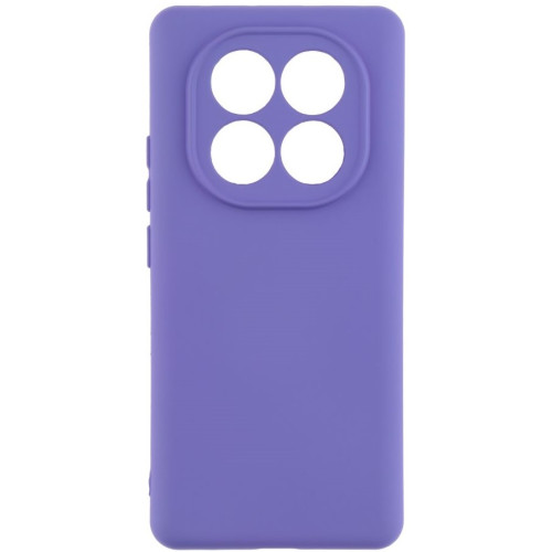Чехол Silicone Case Full Camera для Xiaomi Redmi Note 14 Pro 5G/Poco X7 Purple
