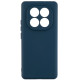 Чохол Silicone Case Full Camera для Xiaomi Redmi Note 14 Pro 5G/Poco X7 Dark Blue - Фото 1