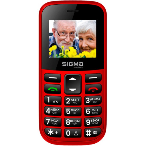 Телефон Sigma Comfort 50 Easy Red
