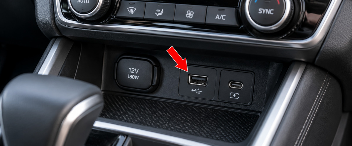 USB-порт для Android Auto в автомобілі
