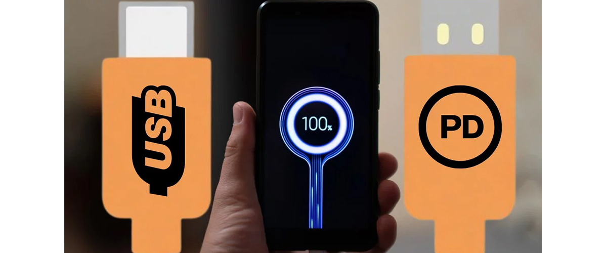 Що означає напис USB-PD на зарядному пристрої?
