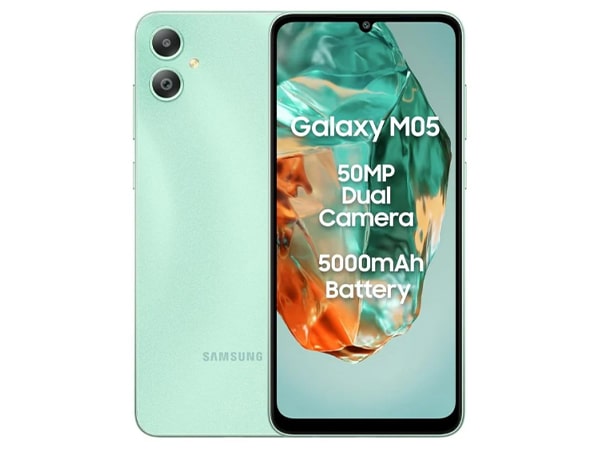 Galaxy M05 в мятном цвете