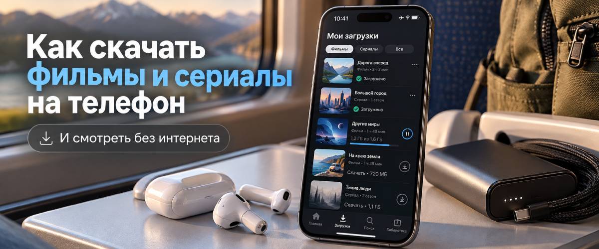 Как скачать фильмы и сериалы на телефон и смотреть без интернета