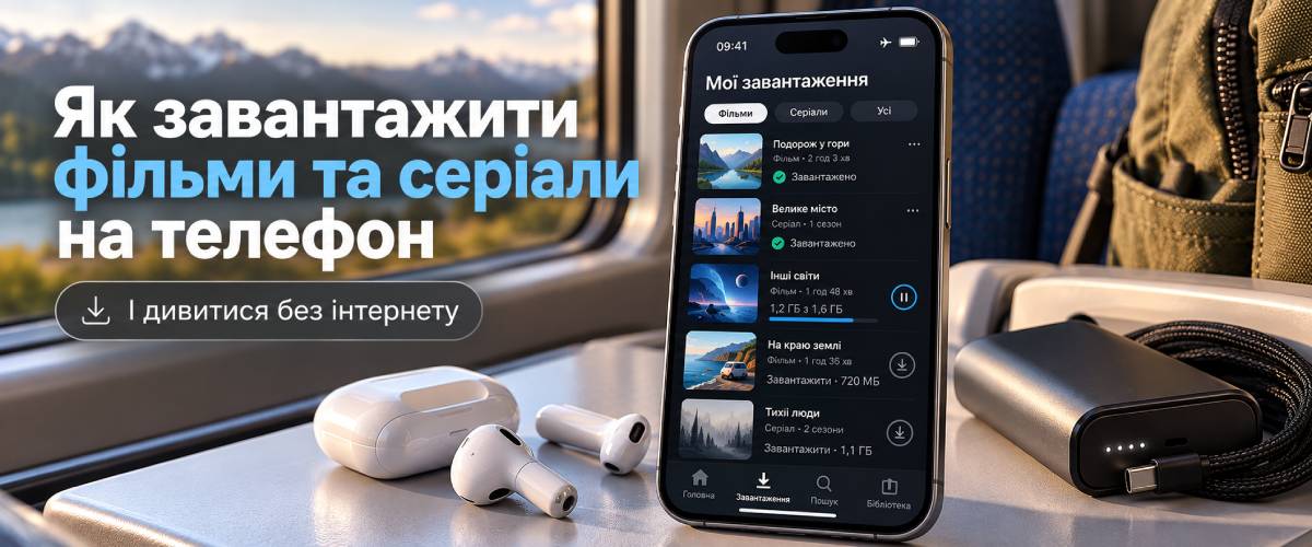 Як завантажити фільми та серіали на телефон і дивитися без інтернету
