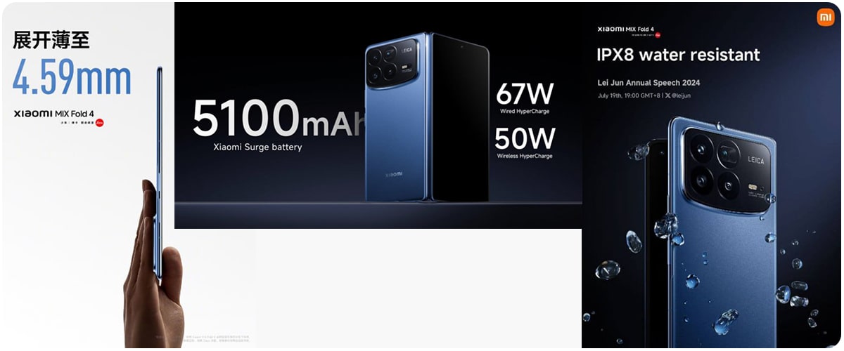 Автономність та вологозахист Xiaomi Mix Fold 4