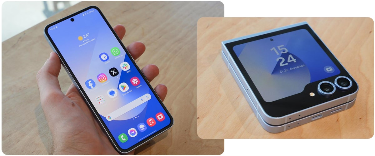 Дисплеї Galaxy Flip 6