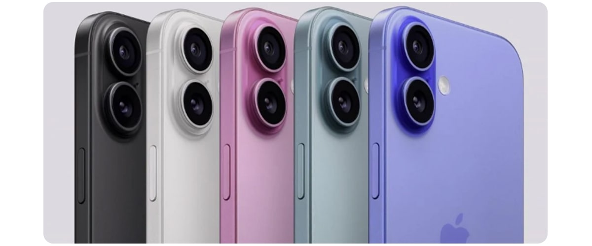 Асортимент кольорів iPhone 16