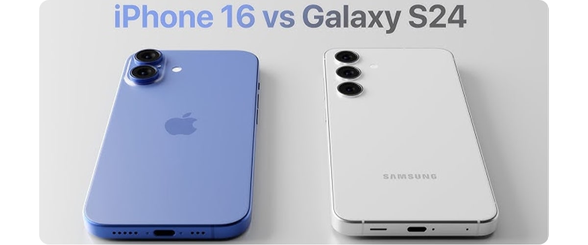 Apple iPhone 16 vs Samsung Galaxy S24