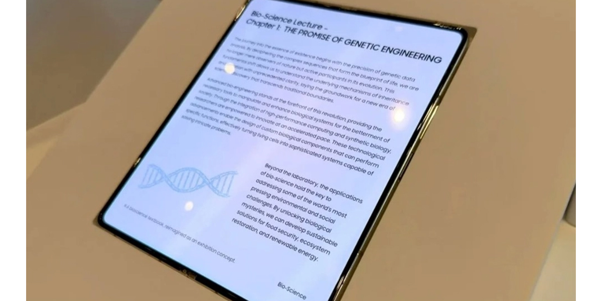 Samsung показала ідеальний гнучкий дисплей без складки для iPhone Fold