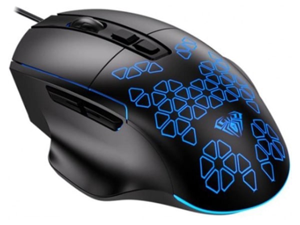 Aula F812 Wired gaming mouse with 7 keys Black