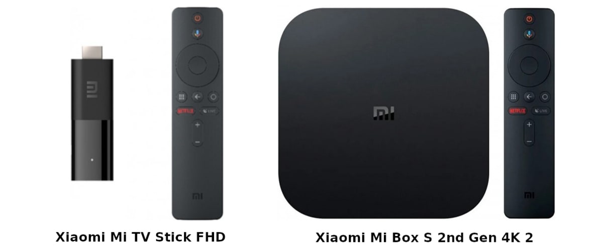 Xiaomi Mi TV Stick FHD та Xiaomi Mi Box S 2nd Gen 4K