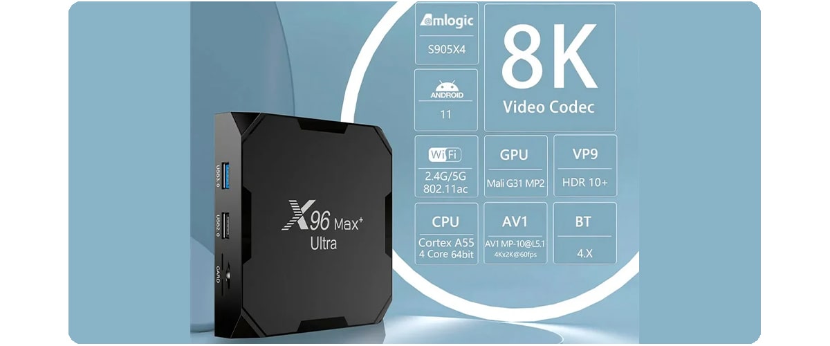 Smart TV X96 MAX+ Ultra