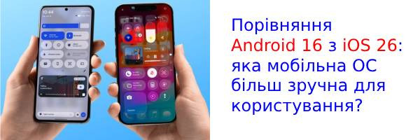 Android 16 проти iOS 26 - попередня оцінка двох мобільних ОС