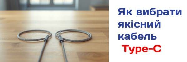 Как выбрать качественный кабель Type-C