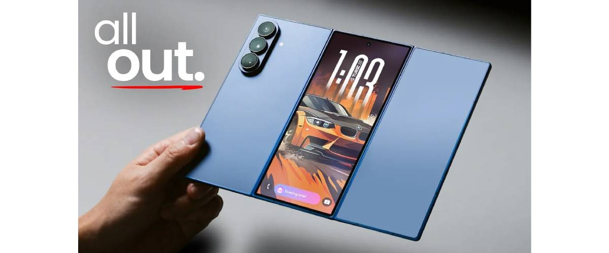 Samsung готує до запуску потрійний гнучкий смартфон Galaxy TriFold
